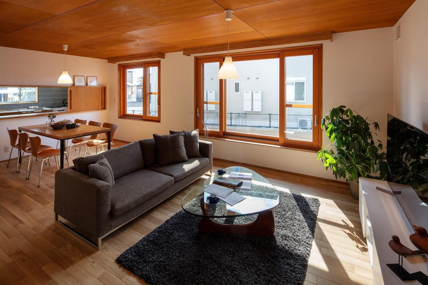 山小屋モダンの家
