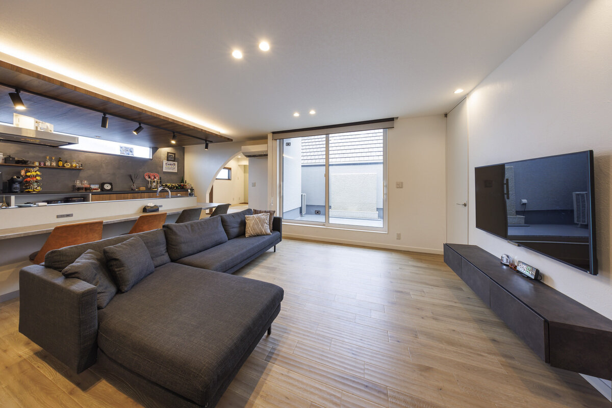 ほどよい距離感が心地いい、部分共有型の二世帯住宅